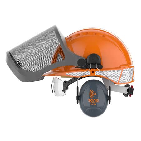 Casque protection forestier EVOGuardM JSP EPI bûcheron élagueur