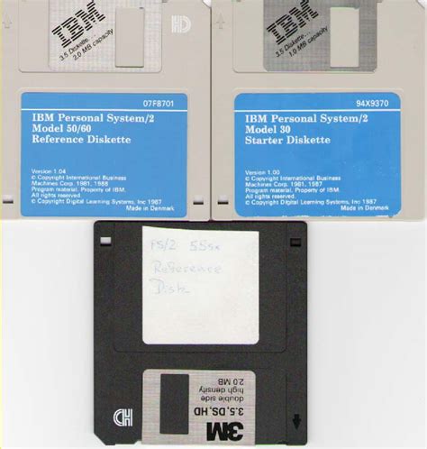 IBM PS/2 Model 30 Starter Diskette - Software - Computing History