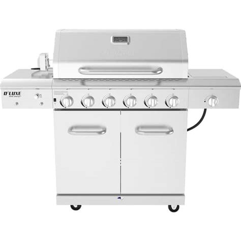 Nexgrill Deluxe Burner Propane Gas Grill In Stainless Steel With