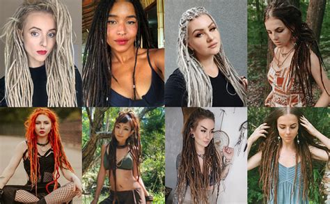 Amazon Leeven Thin 36 Inch Dreadlock Extensions 20 Strands Single