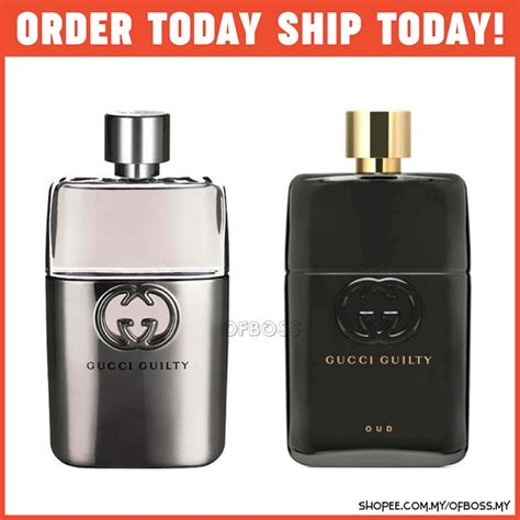 Gucci Guilty Pour Homme Oud Eau De Toilette Edt 90ml For Men Shopee