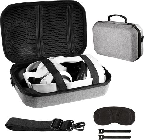 Moko Carrying Case For Oculus Quest Vr Headset Strap Hard Protection