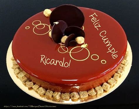 Tarta Feliz Cumpleaños Ricardo Tartas Felicitaciones de