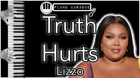 Truth Hurts Lizzo Piano Karaoke Instrumental Youtube