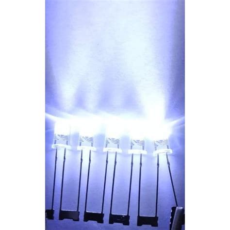 Jual LED 5MM 5 MM BENING NYALA WARNA PUTIH WHITE Shopee Indonesia