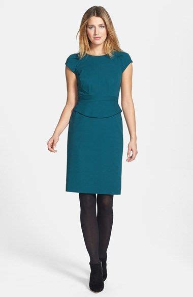 Classiques Entier® Structured Ponte Knit Sheath Dress Nordstrom