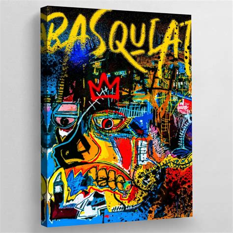 Jean Michel Basquiat Wall Art | Luxury Art Canvas