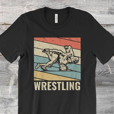 Wrestling Wrestlers Sport Vintage Wrestler Gift T Shirt High Etsy