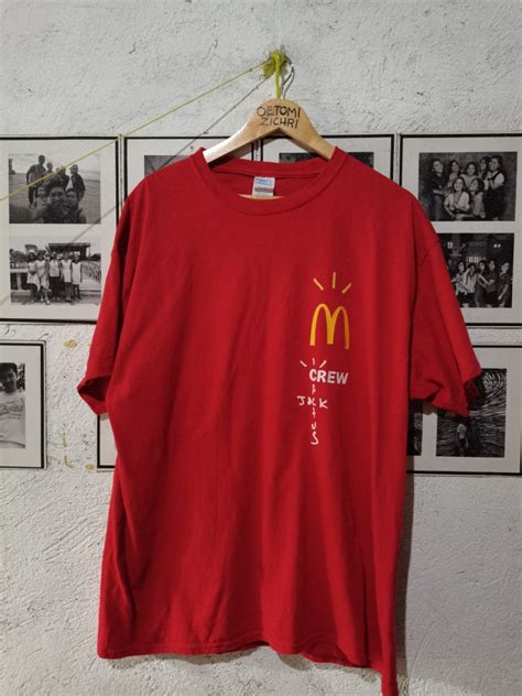 Mcdo X Cactus Jack Mens Fashion Tops And Sets Tshirts And Polo Shirts