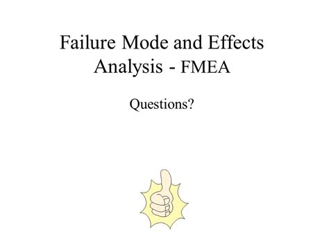 Ppt Pfmea Process Failure Mode And Effects Analysis Off