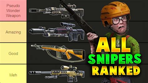 Every Zombies Sniper Marksman Rifle Ranked From Worst To Best All