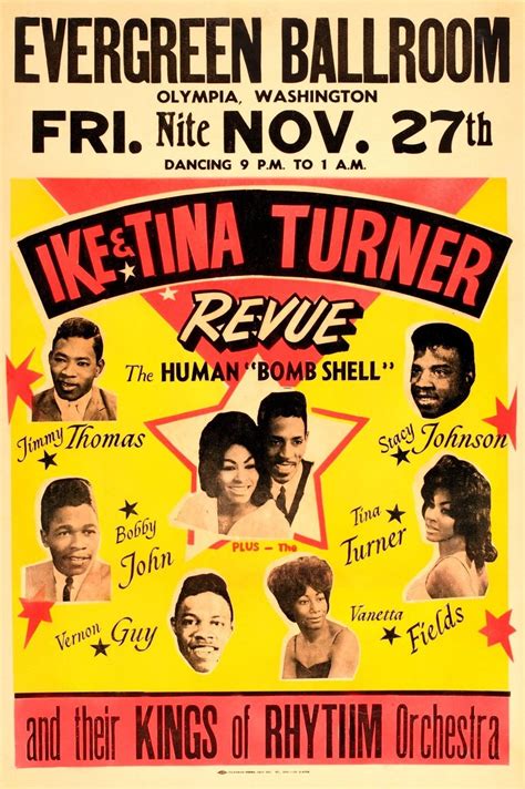 Ike and Tina Turner Revue Concert Poster 393 - Etsy