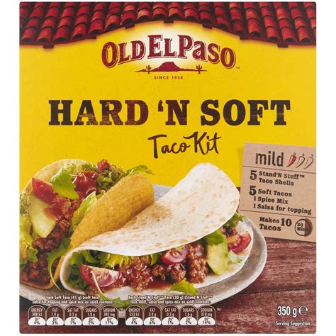 Old El Paso Hard N Soft Taco Kit Mexican Style 350g Woolworths