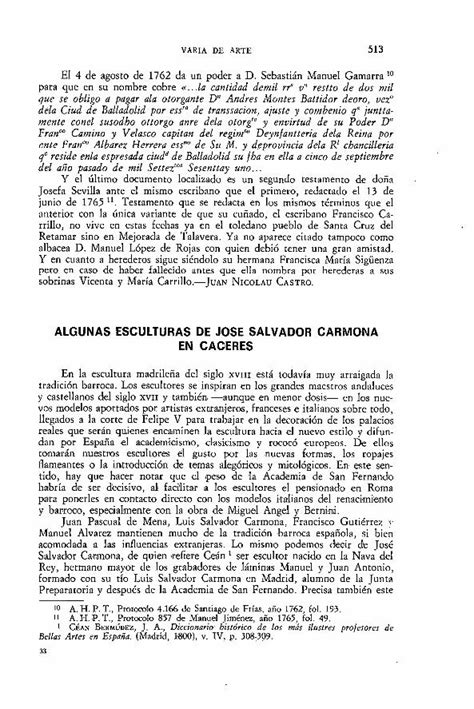 PDF ALGUNAS ESCULTURAS DE JOSE SALVADOR PDF FileEn La Escultura