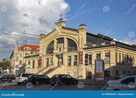 Hales Turgus Covered Market Hall Old Town Central Vilnius Lithuania