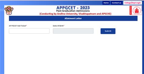 AP PGCET Seat Allotment 2024 Schedule Pgcet Sche Aptonline In Result