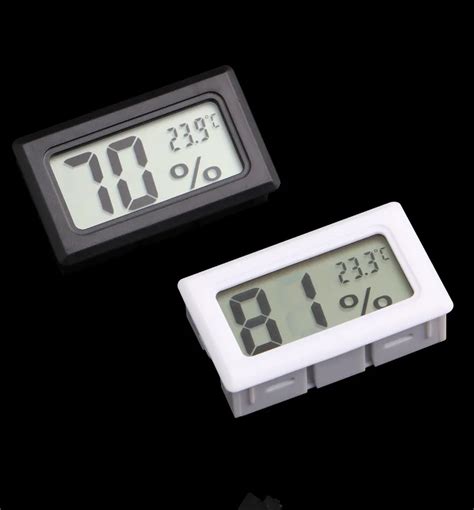 Digital Thermometer Hygrometer Moisture Meter Temperature Humidity Meter Fridge Freezer 50 70c