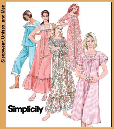 Simplicity Misses Nightgown