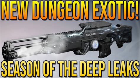 Season Of The Deep Dungeon Exotic Just Leaked Destiny Lightfall