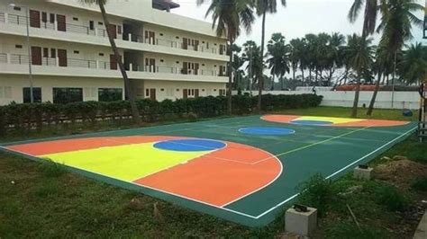 Synthetic Outdoor Basketball Court Surfaces, 2mm To 5mm at Rs 60/sq ft ...