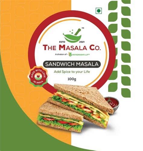 Sandwich Masala Powder For Food Processing Packaging Size Kg At Rs