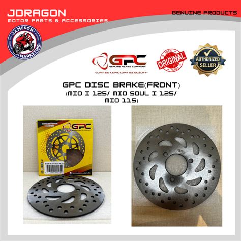 GPC FRONT DISK BRAKE ROTOR MIOi 125 MIO SOULi 125 MIO 115 Shopee