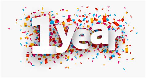 1 Year Anniversary Transparent , Free Transparent Clipart - ClipartKey