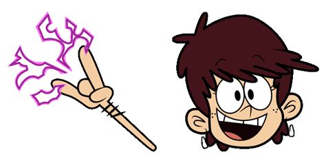 A Cartoon Character Holding A Stick With Pink Flames Coming Out Of It S