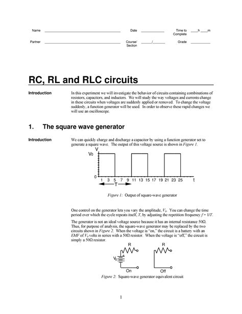 Rc Rl Rlc 2 Rc Rl Rlc Circuits Name