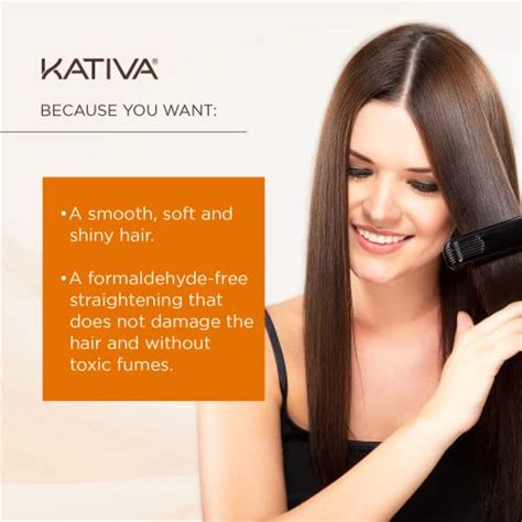 Kativa Brazilian Straightening Kit Weeks Of Home Use Professional