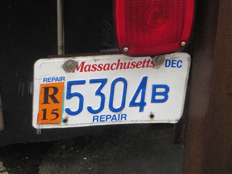 Massachusetts Repair License Plate Wellfleet Mass Samn8r14 Flickr