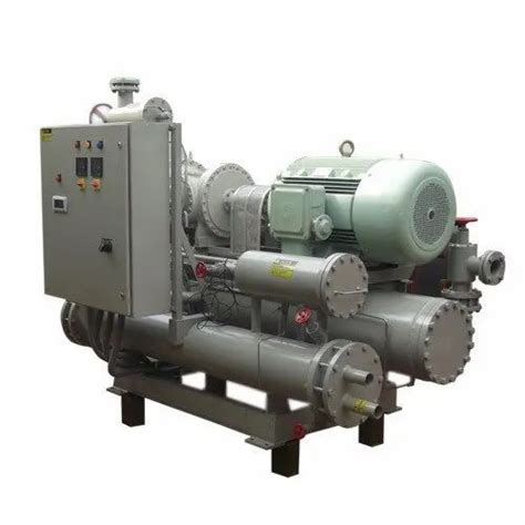 Mild Steel Three Phase Water Cooled Screw Chiller Capacity Ton