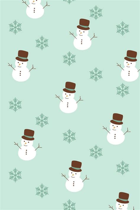 Snowman wallpaper