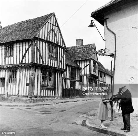 Lavenham Wool Hall, a Grade I listed sixteenth century timber framed ...