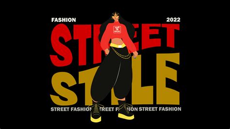 Street Style Poster Design And Character Illustration Behance