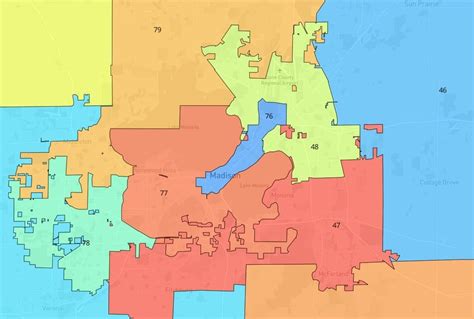 Some of the current Wisconsin General Assembly Districts : r/MapPorn