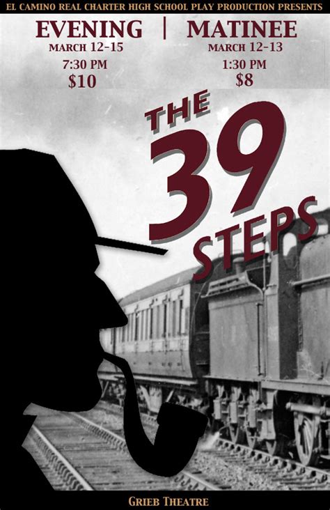 The 39 Steps Poster | TiffanyDo2Portfolio