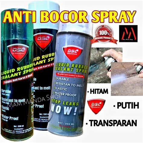 ANTI BOCOR DSC RUBBER SEALANT SPRAY 500ML WATERPROOF PENAMBAL ATAP