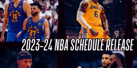 Nba Announces Schedule For Season Basketballall