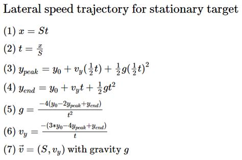 Solving Ballistic Trajectories Forrestthewoods