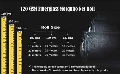 Lifekrafts Fiberglass Windows Mosquito Mesh Insect Net Size Cm