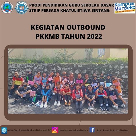 Kegiatan Outbound Pkkmb Tahun Program Studi S Pendidikan Guru