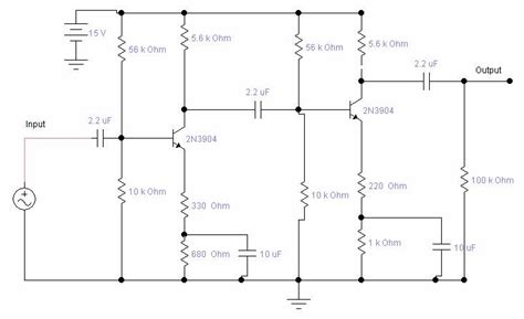 Skema Power Amplifier Mosfet Sederhana