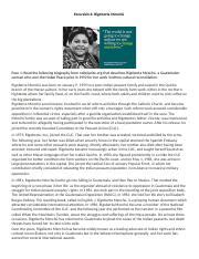 Biography of Rigoberta Menchú: A Journey of Activism and Struggle ...