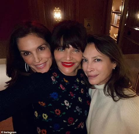 Iconic 90s Supermodels Cindy Crawford Helena Christensen And Christy Turlington Reunite Sound