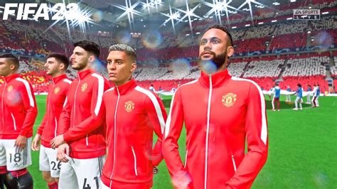 Fifa 23 Manchester United Vs Real Madrid Uefa Champions League Full Gameplay Youtube