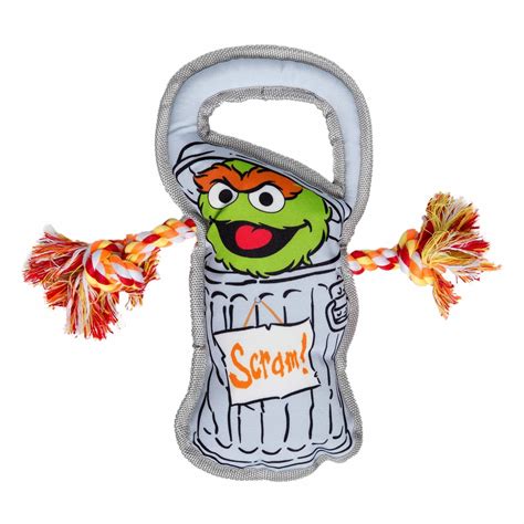 Pet Krewe Sesame Street Oscar the Grouch Dog Toy