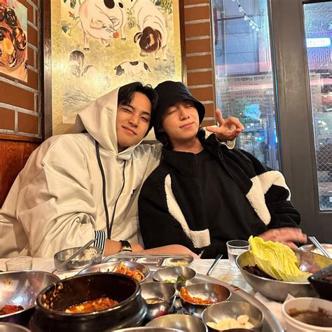 Seventeen S Mingyu Shares Photos From Hangout With BTS Jungkook