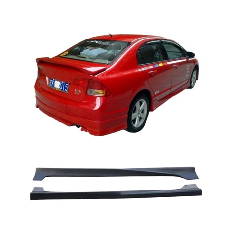 Auto Body Systems Wide Body Kit Pp Car Side Skirt Bumper Part For Honda