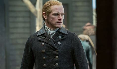 Outlanders Sam Heughan Sparks Fan Frenzy With First Look At New Starz